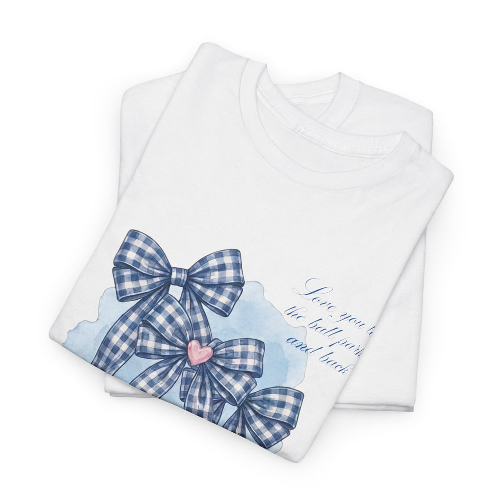 Bow & Baseball Tee