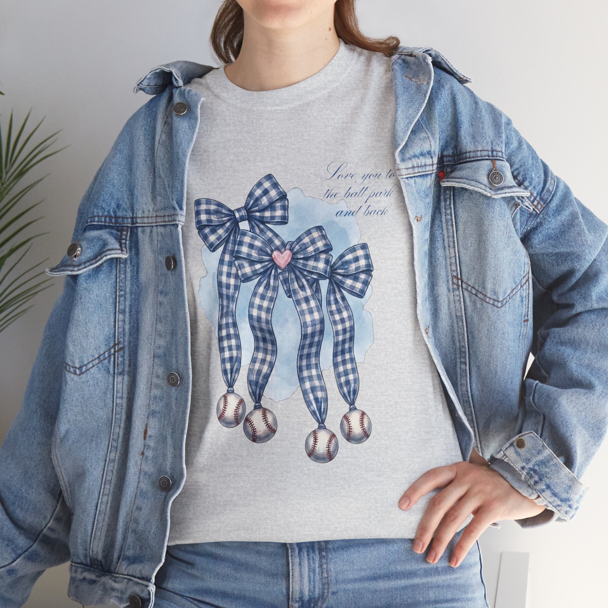 Bow & Baseball Tee