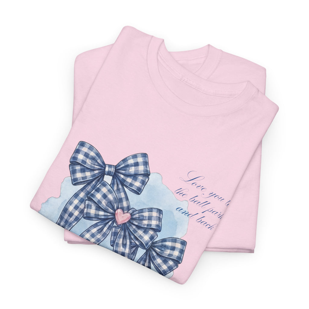 Bow & Baseball Tee